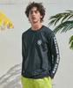 Leijibi Lettering 2 Loose Fit Long Sleeve (Running Gym Wear Workout) Top W 4 Colors (B Type)