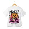 Streetwear Teddybär Grafik T-Shirt - Urban Street Rules Cooler Style T-Shirt