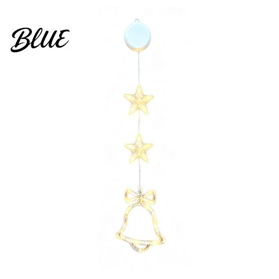 Battery Operated Hanging Lamps Star Moon Window Light Warm LED String Lights Home Gathering Atmosphere Lighting Decorative Lamp for Holiday