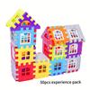 Kids Educational Block Puzzle, 50/70/100/140Pcs, Portable Plastic Toy for Ages 3+ Brain Training
