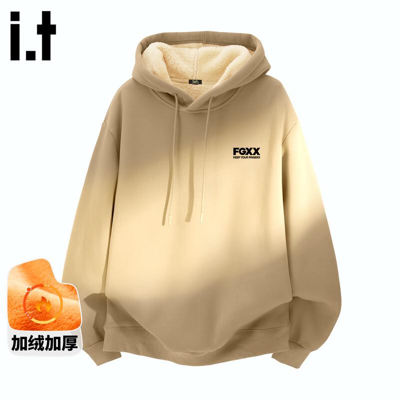 Fingercroxx IT Men's Retro Plush Hooded Sweatshirt