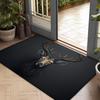 VIKAMA Forest Reindeer Pattern Rug for Bedroom, Living Room, and Entryway Non-Slip, Stain-Resistant Doormat for Home Decor