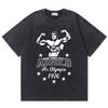Camiseta Vintage Lavada Arnold Schwarzenegger Mr Olympia Masculina Feminina Casual Fitness Academia Camisetas Moda Masculina Camisetas Oversized
