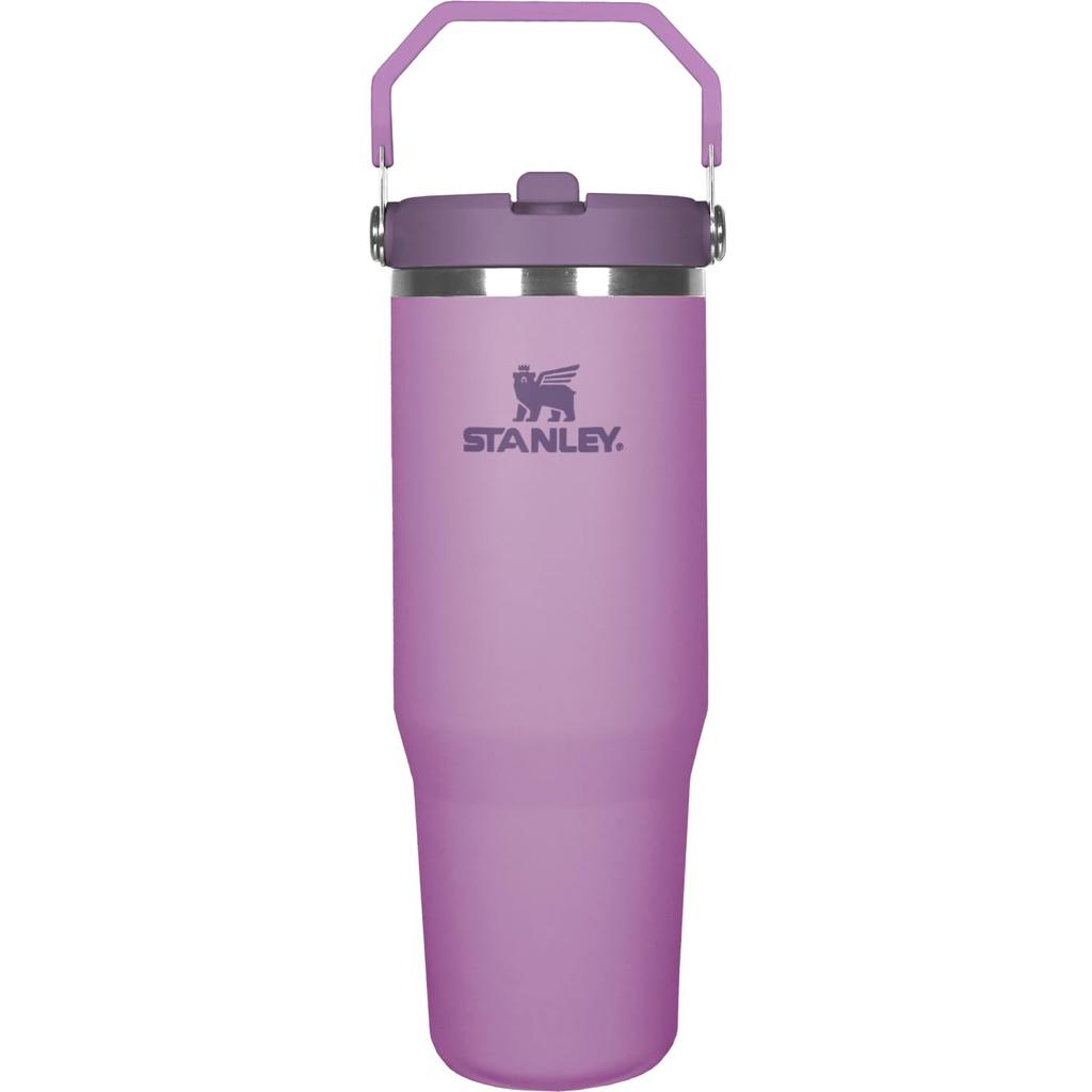 STANLEY Ice Flow Flip Straw Lilac Vacuum Insulated Water for Sports and Warranty Included Japanese 2.0 Tumbler, 0.88L, Bottle, Outdoors, (Authentic