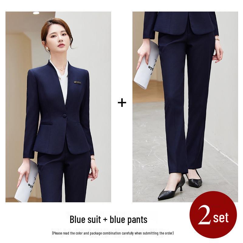 Women's Autumn 2025 Goddess Style Long Sleeve Suit Jacket for Professional Workplace and Interviews