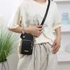 Minimalist Women's Phone Sling Bag – Lightweight Nylon Crossbody with ID Pocket, Ideal for Travel & Shopping