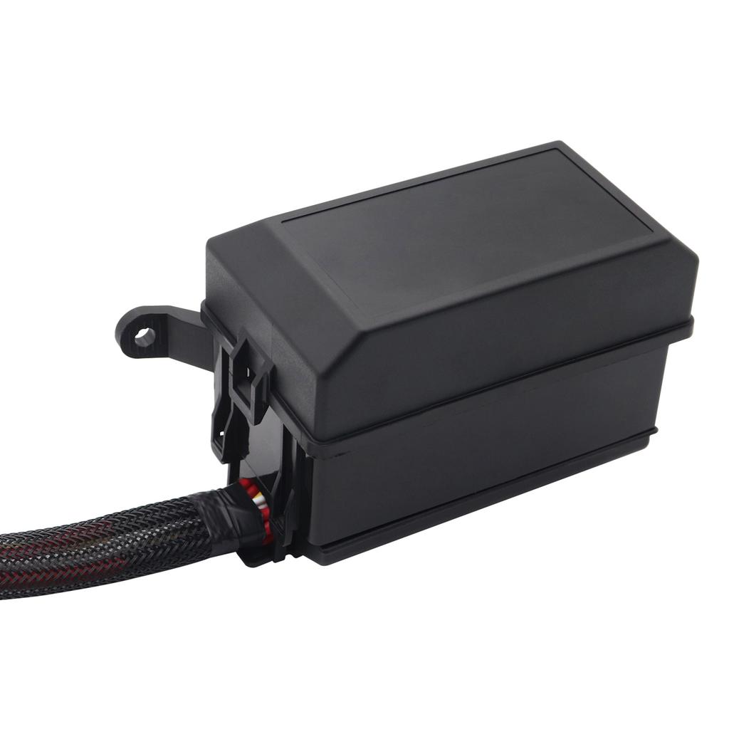 6-fach Flachsicherungshalter Box Relaisbox mit Flachsteckanschlüssen und Kabelbaum 4-Pin 12V 40A Relais für Auto LKW