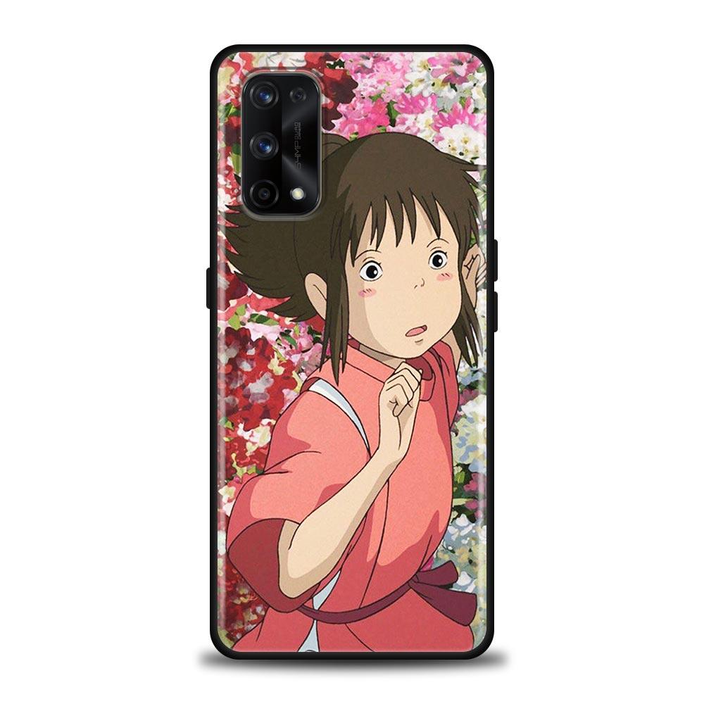 Husă de Telefon Desene Animate Spirited Away Totoro Pentru Oppo Realme 8i 8 9 7 6 Pro 9i 7i 5i 6i XT 8Pro 8i 5G Huse Husă Moale Miyazaki Anime