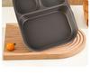 Yiya Lu Titanium Ceramic 3-in-1 Breakfast Pan for Steak, Eggs, and Burgers