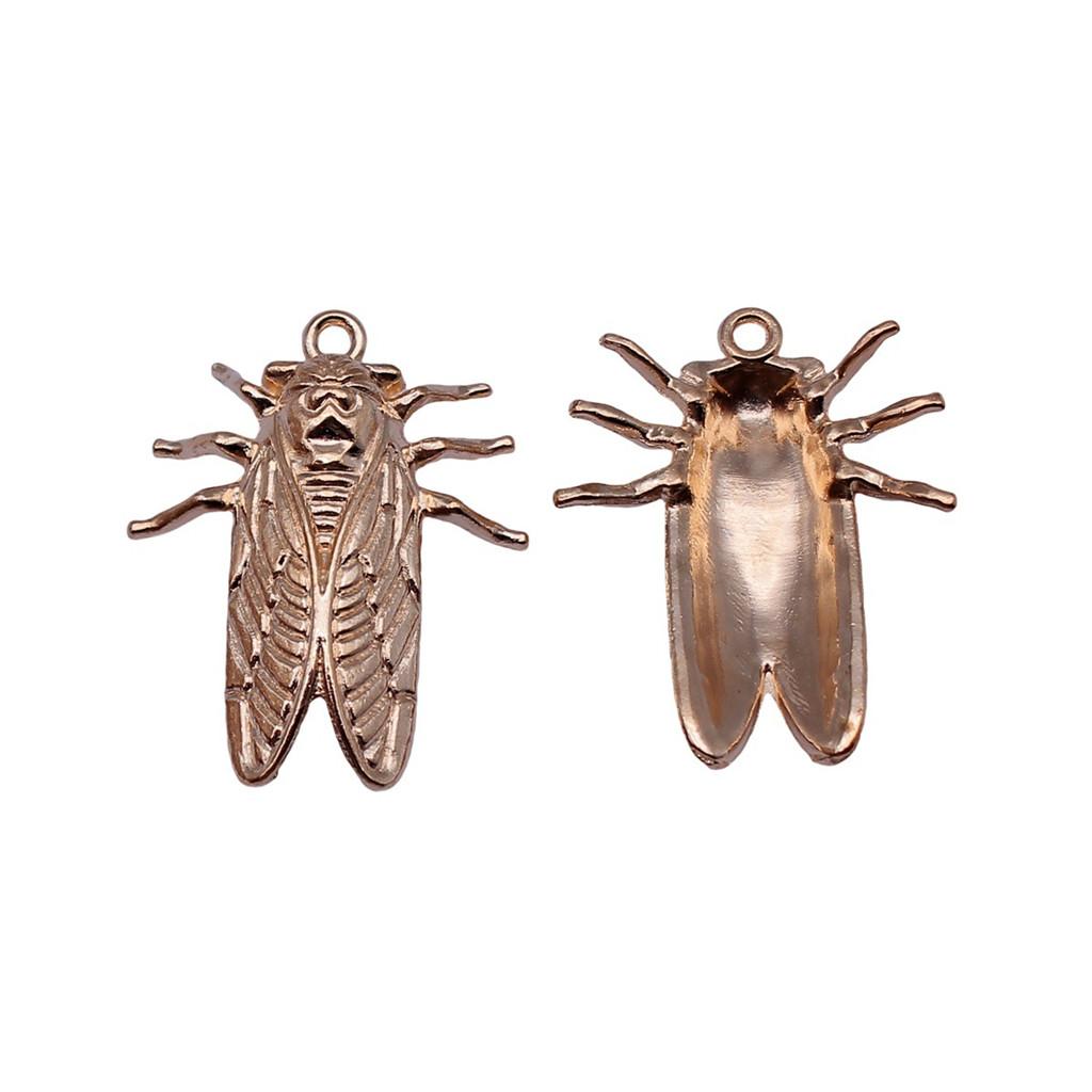 Frogs Insects Charms Vintage Alloy Pendants For Reptile Themed Jewelry