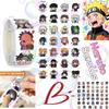 High Beauty Cartoon New Naruto Q Edition Roll up Stickers Naruto Sasuke Fun Cute Stickers Hand Account Water Cup Stickers