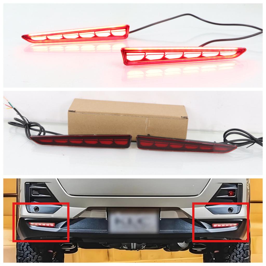 Car LED 12V Rear Bumper Fog Lamps for Toyota Raize Daihatsu Tanto 2019-2021 Brake Light Turn Signal Backup Reflector Lamp