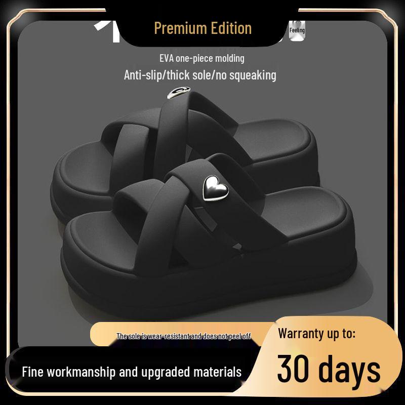 Neue Damen Sommer 2025 Pantoletten mit dicker Sohle - Lässig mit einem Riemen und 'Step on Bliss' Gefühl für Outdoor-Strandbekleidung