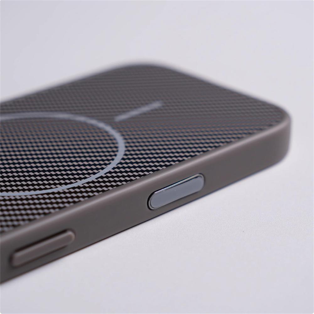 Active Touch Camera Button Magnetic Case For iPhone 16 15 Pro Max 14 13 Carbon Fibre Pattern For MagSafe Wireless Charging Cover