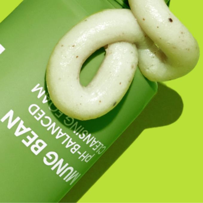 Beplain Mung Bean Mild Acidic Cleansing Foam 80ml – Gentle & Hydrating