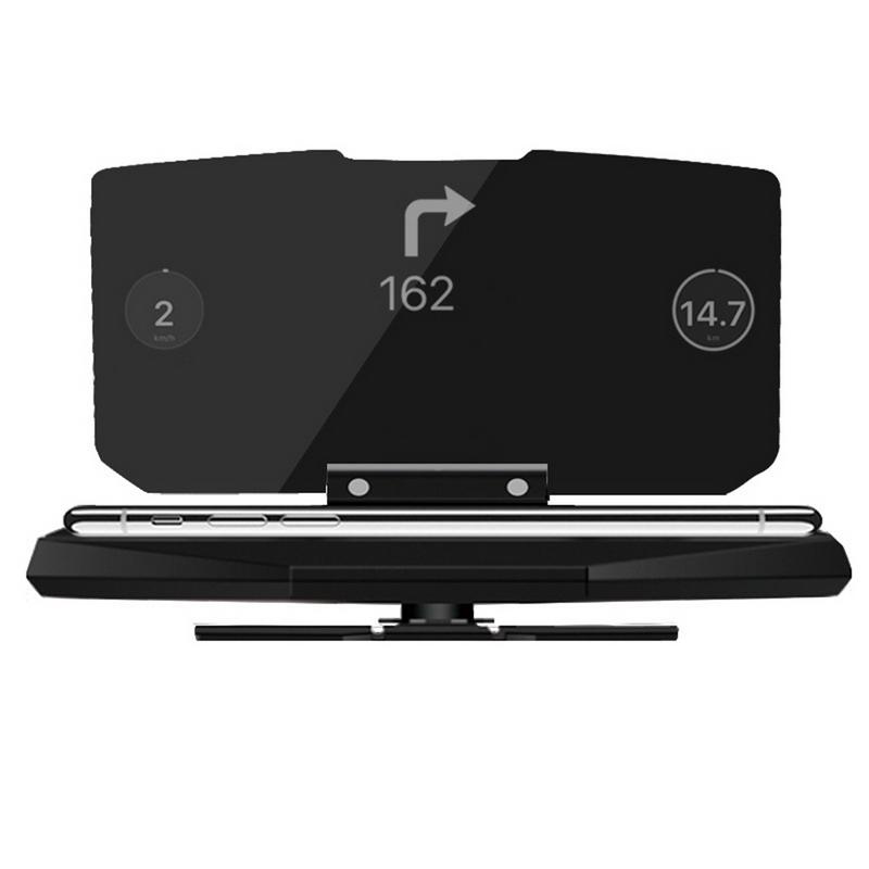 Car HUD Head Up Navigation Display Phone Holder Mount GPS Projector Tool