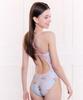 Kichipichi Kokoroji X-Back One-Piece Swimsuit Pale Blue [Kg1Lst007]