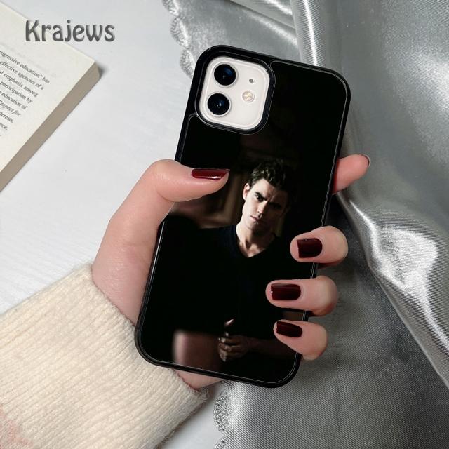 

Дневники вампира Стефан Сальваторе мягкий чехол для телефона для iPhone 17 Air 16 15 14 plus 12 13 pro max Fundas iPhone 14pro max