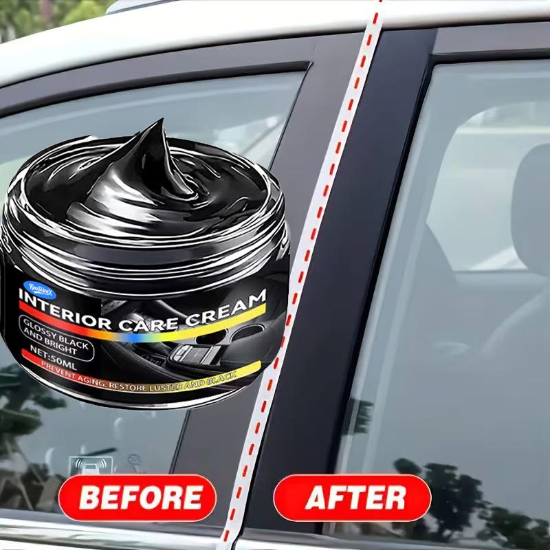 Auto Scratch Remover & Interior Polish Wax Leather Plastic Restorer Paste Long-Lasting Protection Car Detailing Care