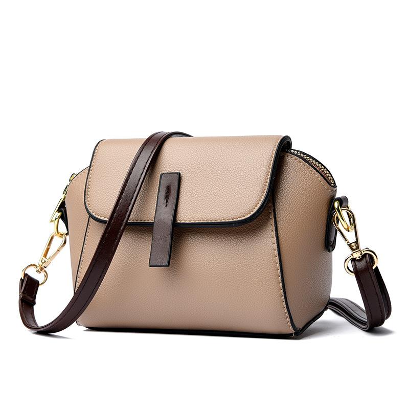 Women's Bag 2026 Pu Leather Crossbody Small Bag for Women Fashi Versatile Shoulder Shell Handbag Lady Casual Phe Bag