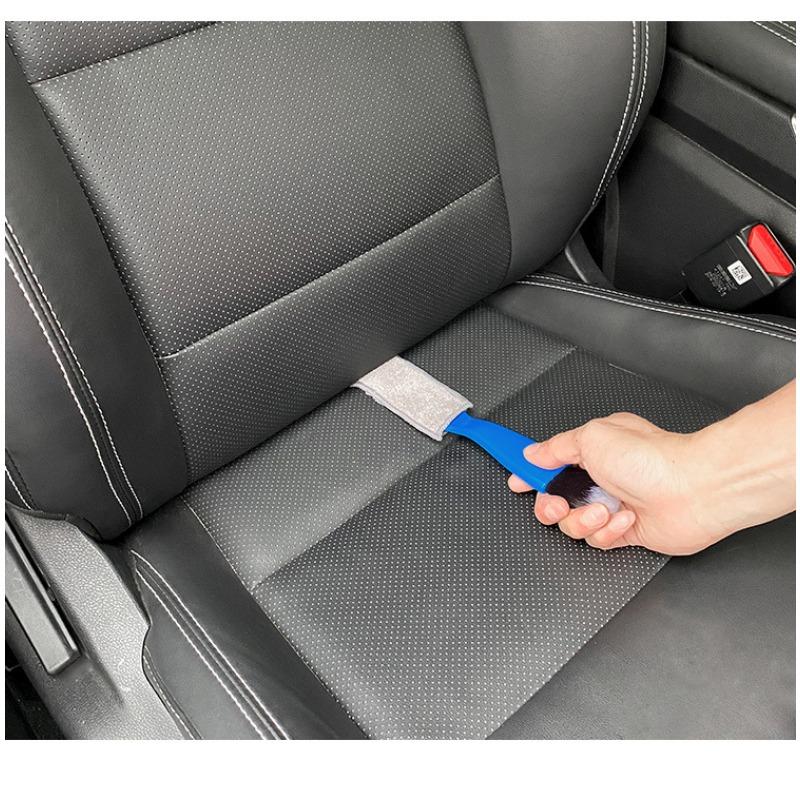 Perii Curățare Auto Mini Praf Dublu Capăt Perii Curățare Interior Ieșire Aer Auto Curățător și Perie Aer Condiționat Auto Instrument Pânză Curățare
