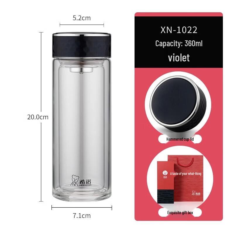 Xeno Double-Layer Borosilicate Glass Tea Cup