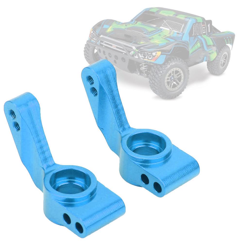 RC Aluminium Alloy L&R Steering Wheel Hub Carrier Bracket for   SLASH 2  (Light Blue)