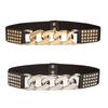 Waist Belt Elastic Wear Resistant Durable Super Comfortable Easy To Match Fitted Lightweight Exquisite Faux Leather Women Belt for Daily Wear