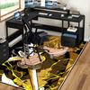 1pc Golden Retriever Anime Cartoon Design Office Chair Mat Non-Slip Carpet for Home Decor, Suitable for All Seasons, Perfect Gift for Anime Lovers.Q07
