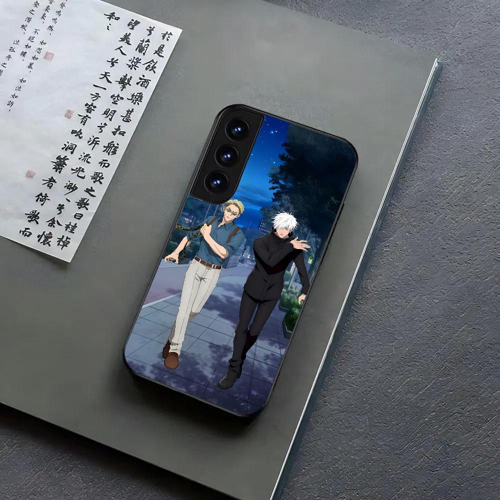 Kento T-Nanami J-Jujutsu K-Kaisen Phone Case For Samsung S24, S25 22,30,Note20,Ultra,Lite,Ultra5G,Plus,FE Black Cover