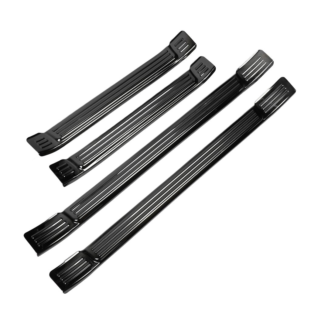 4pcs Door Sill Protector Scratch Stainless Steel Door Sill Scuff Plate Trim Sticker Strips for 2024