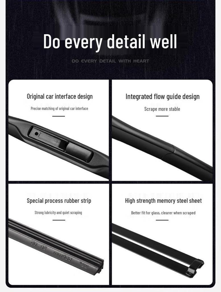 GAC Honda Lingpai Frameless Wiper Set - Models 13-19