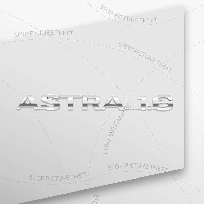 1Pcs 3D Metal For Astra 1.6 Logo Emblem OPC Meriva Junior Badge Car Rear Tail Bumper Trunk Sticker Decal Auto Accessory