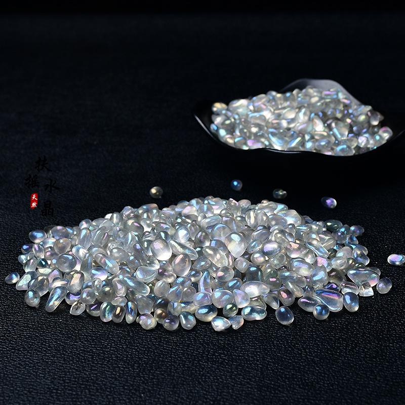 Blue Moonstone Crushed Particles for Aquarium, Landscaping, Flower Pots, and Decorative Paving.
