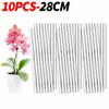 20/1PCS Plant Support Stakes Acrylic Clear Orchid Sticks For Potted Support Tomatoes Flowers Grow Upright Gardening Supplies