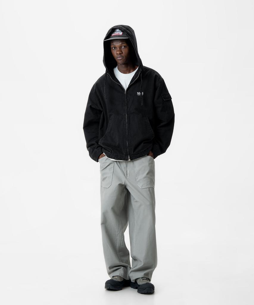 Mideueobdeiteu Wide Fit Utility Fatigue Pants_2Color