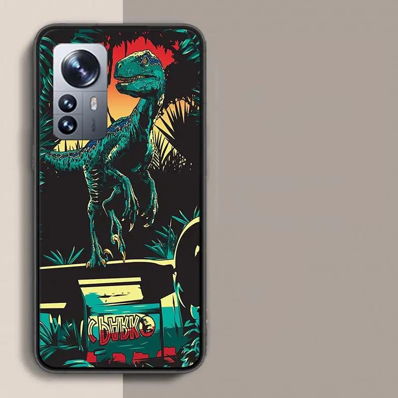 World Jurassic Park Phone Case For Xiaomi Poco X3 NFC X4 GT M3 M4 M5 M5S X7 X6 X5 F6 Pro F5 F4 Mi F3 F2 Cover TPU Capa Coque Cle
