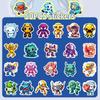 Pick Up The Leak! 50 Cartoon Charging Robot Stickers Creative Children Cartoon Robot Luggage