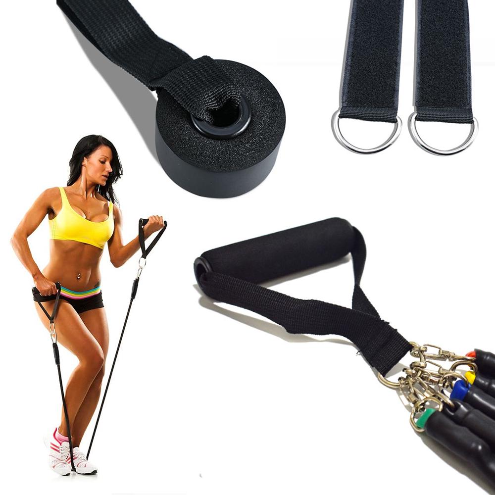 Resistance Bands Biceps Training Pull Rope Double Head Fitness Gym Tension Rope