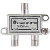 GE 2-Way Coaxial Cable Splitter, 5-900 MHZ Range, RG59 RG6 Coax Compatible, Audio, Video, Works with HD TV, Cable, Amplifiers, Amplified Antennas,