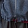 Maxza Double Zipper High Neck Handmade Jacket Ze12hj003nh