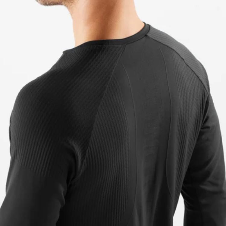 New SALOMON Sense Aero Seamless T Shirt Men's Black LC1878100