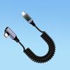 Elbow 100W Digital Display Spring Fast Charging Cable Super Fast Charging Data Cable Digital Display