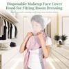 100 Piezas Capucha Protectora Transpirable para Maquillaje Facial Protector de Ropa de Maquillaje No Tejido Tiendas de Novias