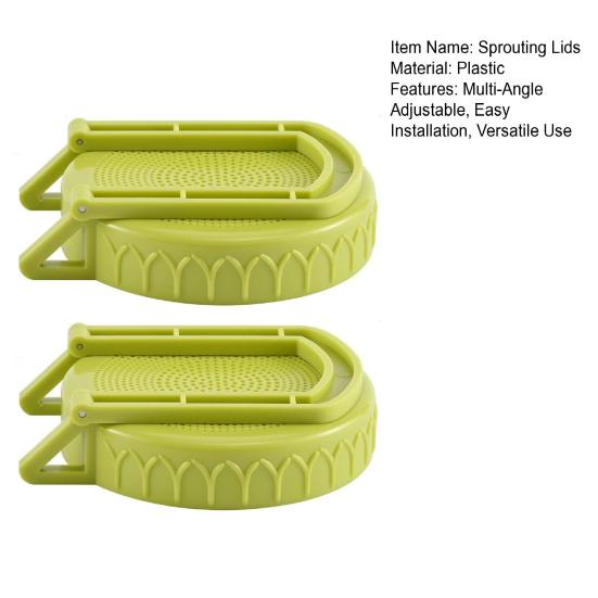 Sprout Lids with Stand Wide Mouth Jar Sprouting Lids Bean