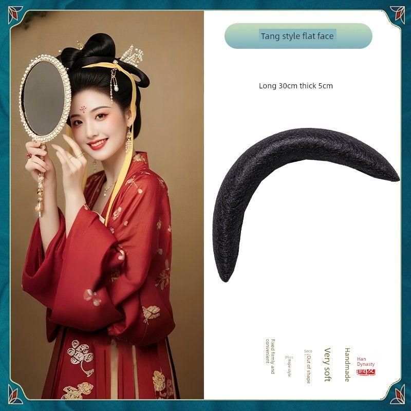

Стиль Прическа Пакет Сумка для волос Держать по диагонали Лицо Прическа Древний костюм Стиль Династия Хань Императорская наложница Двор Полные волосы Шелковая подкладка Служить Аксессуары Tang Feng Flat Face Holding Single (RX208)
