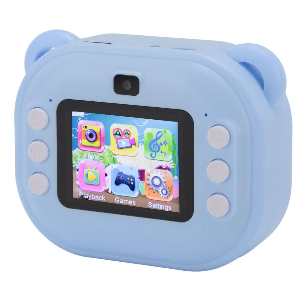 Print Camera for Kids 24MP 1080P 2 Inch HD Screen Dual Lens Camera Toy with 32GB Memory Card for Girls Boys Christmas Birthday Gift