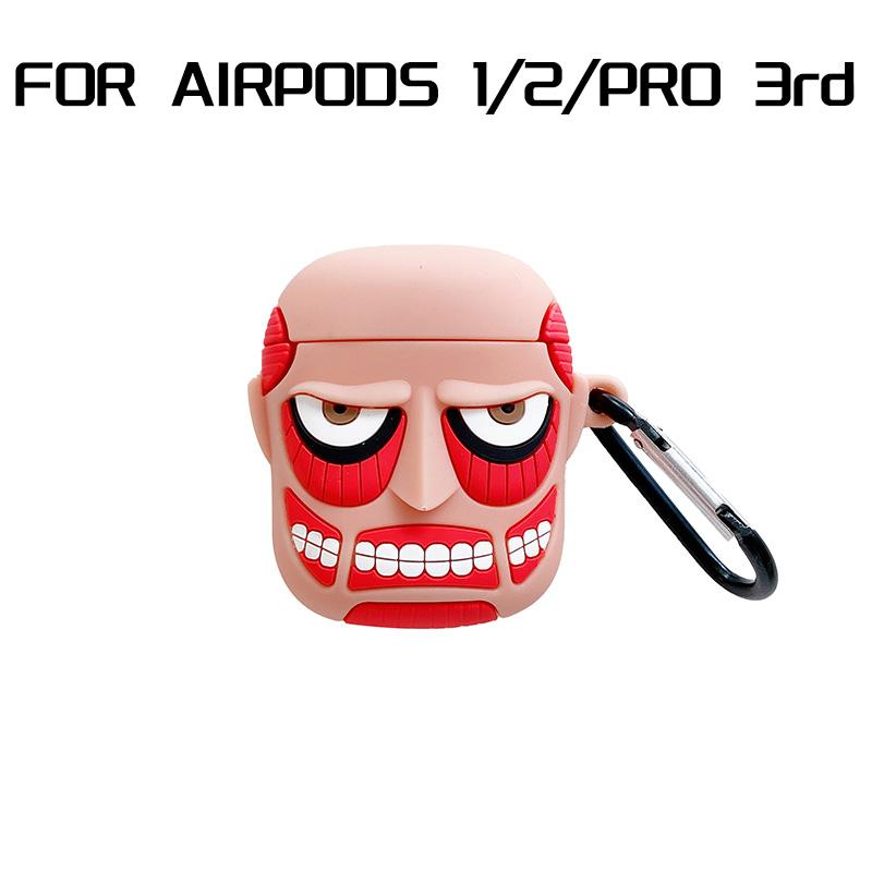 3D Kjeks Silikon Etui for AirPods 3 2021 3. Tegneserie Søtt Øretelefon Etui for AirPods Pro 3 2 1 Hodetelefon Ladeetui Deksel