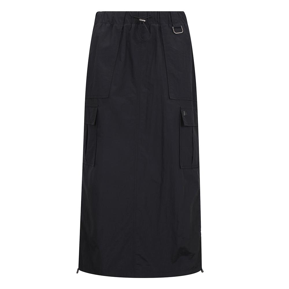 Burkeru Women'S Nc Waistband Pocket Long Sk Black