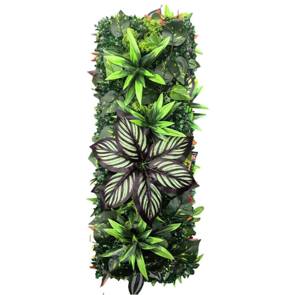 DIY Artificial Plant Wall Panel UV Protection Artificial Fern Grass  Privacy Screen Style F